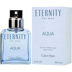 ETERNITY AQUA by Calvin Klein (MEN) - EDT SPRAY 3.4 OZ