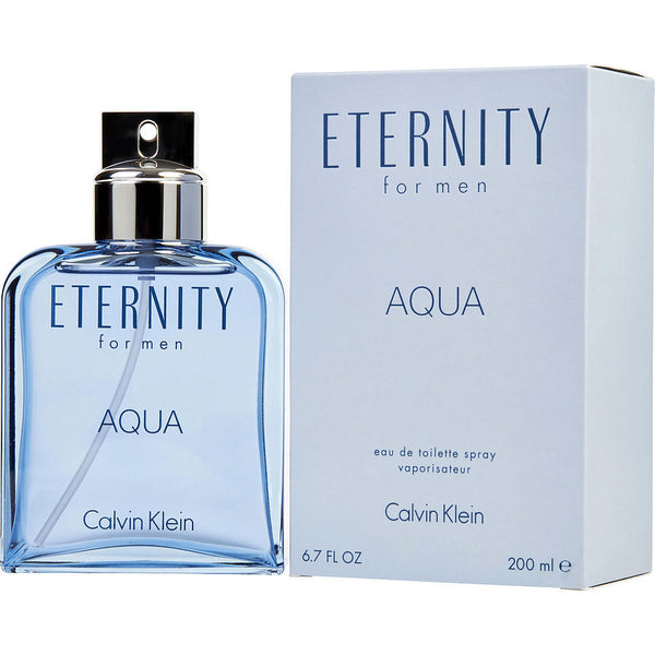 ETERNITY AQUA by Calvin Klein (MEN) - EDT SPRAY 6.7 OZ