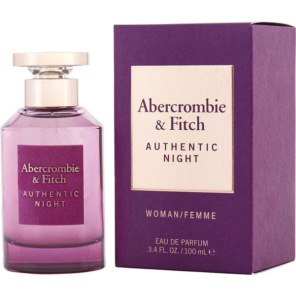 ABERCROMBIE & FITCH AUTHENTIC NIGHT by Abercrombie & Fitch (WOMEN) - EAU DE PARFUM SPRAY 3.4 OZ