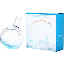 EAU DES MERVEILLES BLEUE by Hermes (WOMEN) - EDT SPRAY REFILLABLE 1 OZ