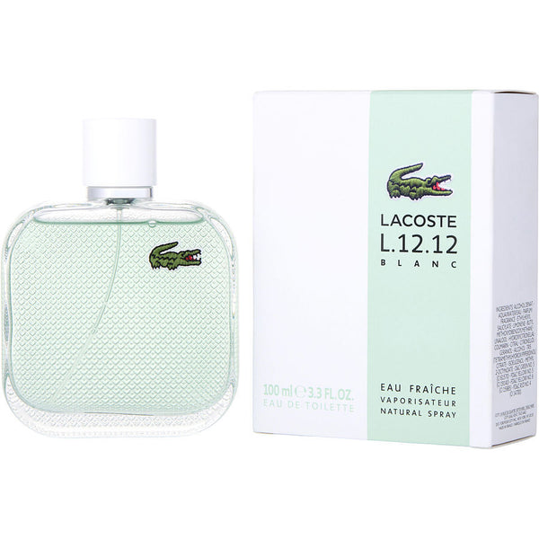 LACOSTE L.12.12 BLANC EAU FRAICHE by Lacoste (MEN) - EDT SPRAY 3.4 OZ