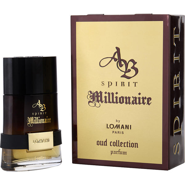 AB SPIRIT MILLIONAIRE OUD COLLECTION by Lomani (MEN) - PARFUM SPRAY 3.3 OZ