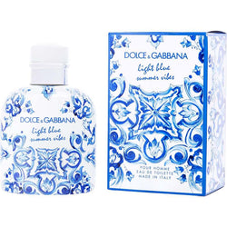 D & G LIGHT BLUE SUMMER VIBES by Dolce & Gabbana (MEN) - EDT SPRAY 4.2 OZ