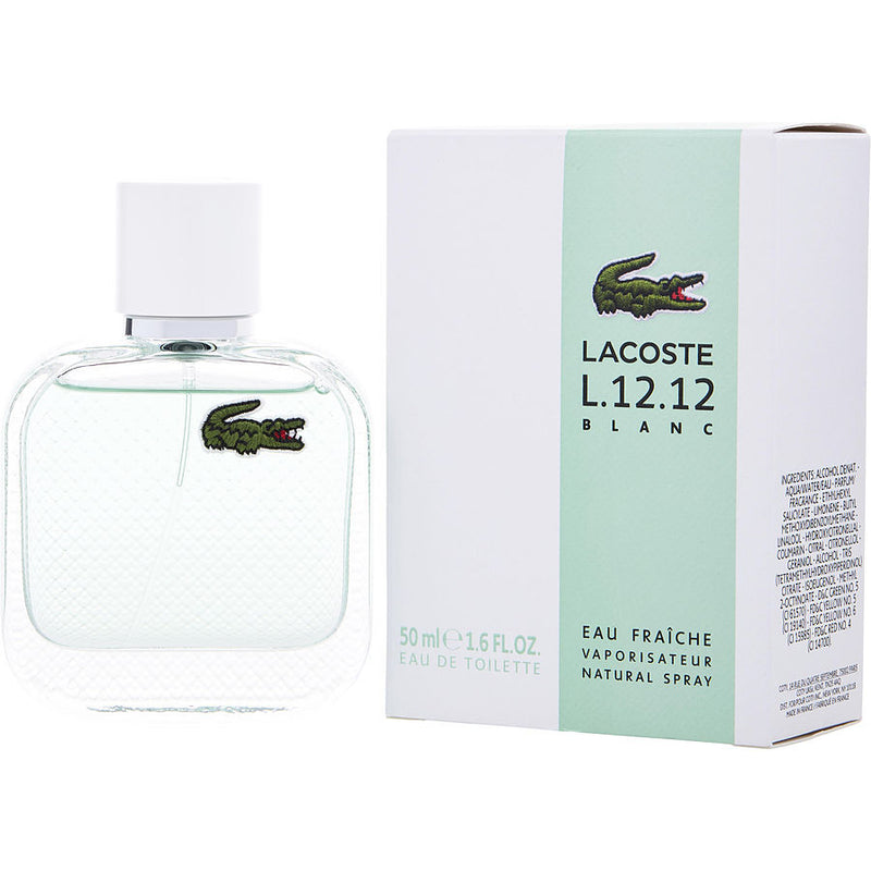 LACOSTE L.12.12 BLANC EAU FRAICHE by Lacoste (MEN) - EDT SPRAY 1.7 OZ