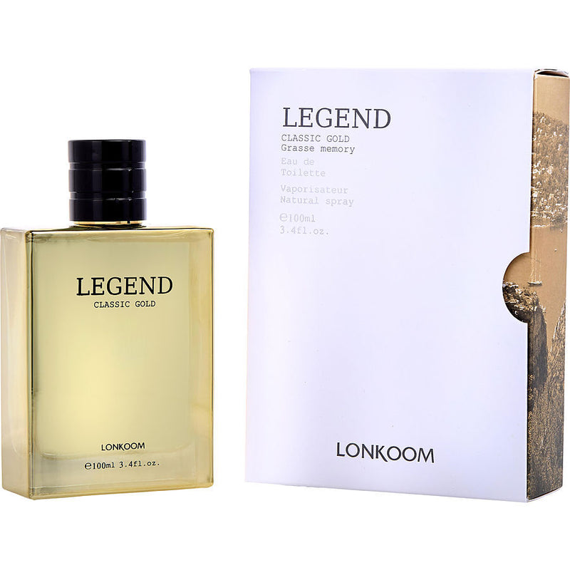 LONKOOM LEGEND CLASSIC GOLD by Lonkoom (MEN) - EDT SPRAY 3.4 OZ