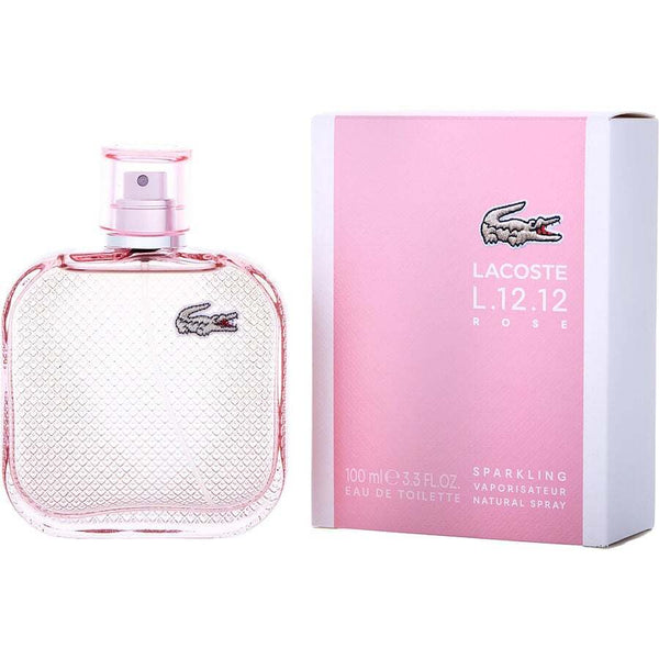 LACOSTE L.12.12 ROSE SPARKLING by Lacoste (WOMEN) - EDT SPRAY 3.3 OZ